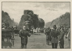 La temporada de Londres: En Hyde Park, esperando al Shahzada de George L. Seymour