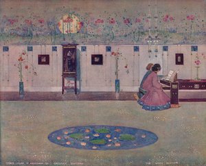 El tocador blanco, c1905 de George Logan