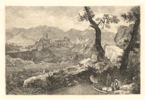 Una vista cerca de Roma de George Loring Brown