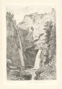 Cascadas en Tívoli de George Loring Brown