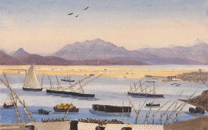 Parte de la Bahía de Gibraltar, las Líneas Españolas de George Lothian Hall