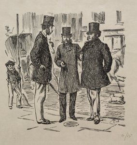 El pequeño momento antes de la presentación de George Louis Palmella Busson Du Maurier