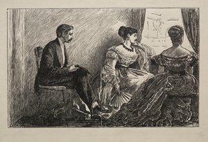 La camelia blanca, 1868 de George Louis Palmella Busson Du Maurier