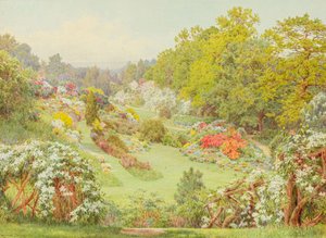 Flores de primavera (acuarela) de George Marks