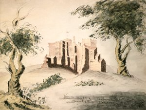 La antigua casa solariega de Woodstock, siglo XVIII de George Marquis of Blandford