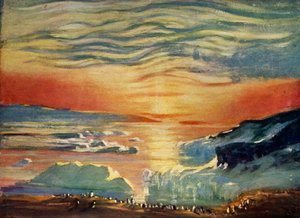 El atardecer de otoño, c. 1908, 1909