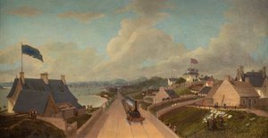 The Opening of the Dundee and Arbroath Railway, c.1838 (óleo sobre lienzo) de George McGillivray