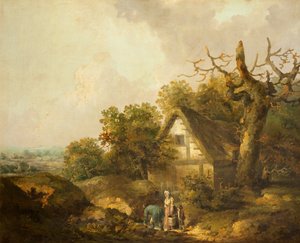 Una cabaña rústica de George Morland