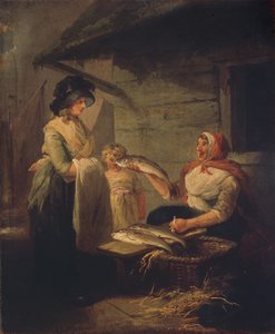 Pescadera, finales de 1780 de George Morland