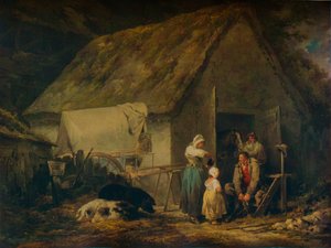 Mañana, Higglers Preparándose para el Mercado, 1791 de George Morland