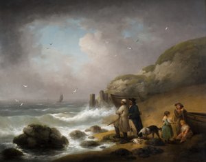 Caza de aves marinas, 1795 de George Morland