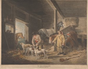 Primero de septiembre - Mañana de George Morland