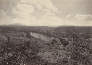 Allatoona desde el Etawah, 1860s