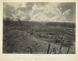 Campo de batalla de Atlanta, GA, nº 2 de George N. Barnard