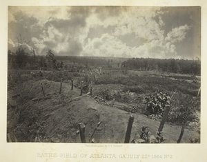 Campo de batalla de Atlanta, GA, No. 2 de George N. Barnard