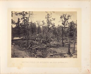 Campo de batalla de Atlanta, Georgia, 22 de julio de 1864, No. 1 de George N. Barnard