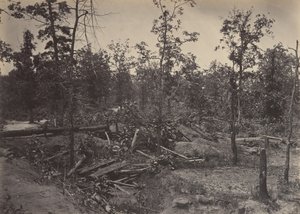 Campo de Batalla de Atlanta, Georgia, 22 de julio de 1864 No. 1, 1860s de George N. Barnard