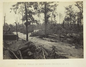 Campo de batalla de la iglesia de New Hope, GA, nº 1 de George N. Barnard