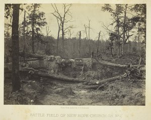 Campo de batalla de la iglesia de New Hope, GA, nº 2 de George N. Barnard