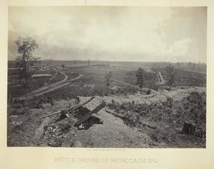 Campo de batalla de Resacca, GA, nº 4 de George N. Barnard