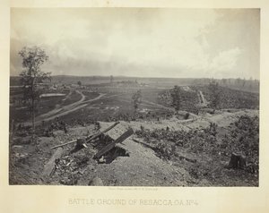 Campo de batalla de Resacca, GA, No. 4, 1866 de George N. Barnard