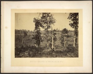 Campo de batalla de Resacca, Ga. No. 2 de George N. Barnard