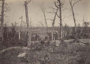 Campo de batalla de Resacca, Georgia No. 3, 1860s de George N. Barnard