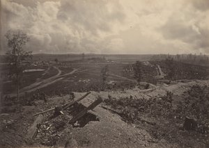 Campo de batalla de Resacca, Georgia No. 4 de George N. Barnard