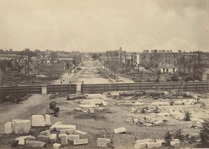Columbia desde el Capitolio, 1860s de George N. Barnard