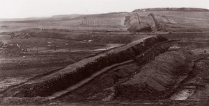 Obras de tierra confederadas, Centreville, Virginia de George N. Barnard