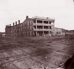 Casa Crutchfield, Chattanooga, Tennessee, ca. 1864 de George N. Barnard
