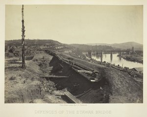 Defensas del puente de Etawah de George N. Barnard