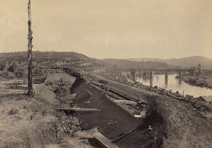 Defensas del puente de Etawah de George N. Barnard