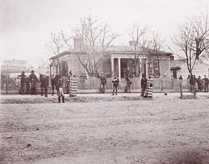 Cuartel general del General Sherman o Thomas, Chattanooga, ca. 1864 de George N. Barnard