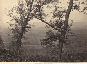 Orchard Knob desde Mission Ridge de George N. Barnard