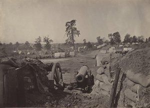 Obras rebeldes frente a Atlanta, Georgia No. 3, 1860s de George N. Barnard