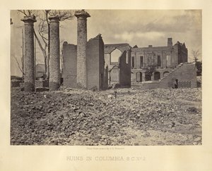Ruinas en Columbia, Carolina del Sur, n.º 2 de George N. Barnard
