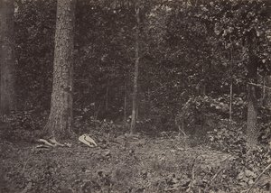 Escena de la muerte del General McPherson, 1864 o 1866 de George N. Barnard