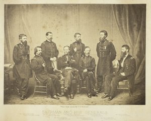 Sherman y sus generales de George N. Barnard