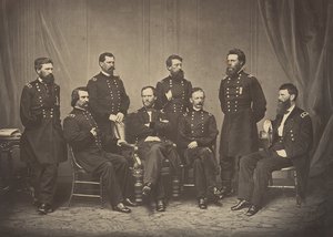 Sherman y sus generales de George N. Barnard