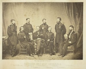 Sherman y sus generales de George N. Barnard