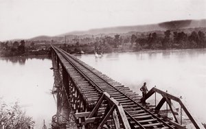 Río Tennessee en Bridgeport, ca. 1864 de George N. Barnard