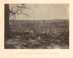 Campo de batalla de Peach Tree Creek, Georgia de George N. Barnard