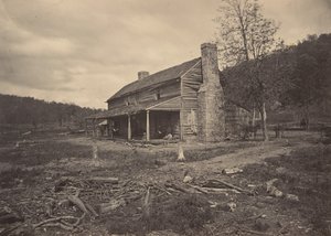 La casa de John Ross, Ringold, Georgia de George N. Barnard