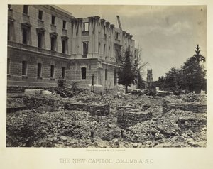 El nuevo Capitolio, Columbia, SC, 1865 de George N. Barnard