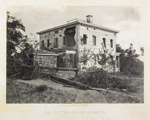 La casa Potter, Atlanta de George N. Barnard
