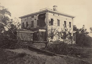 La Casa Potter, Atlanta, 1860s de George N. Barnard