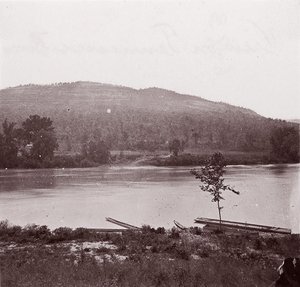 Vista del río Tennessee, ca. 1864 de George N. Barnard