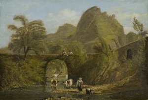 Roca y puente Dynas de George Orleans Delamotte