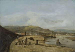 Swansea desde el muelle oeste de George Orleans Delamotte
